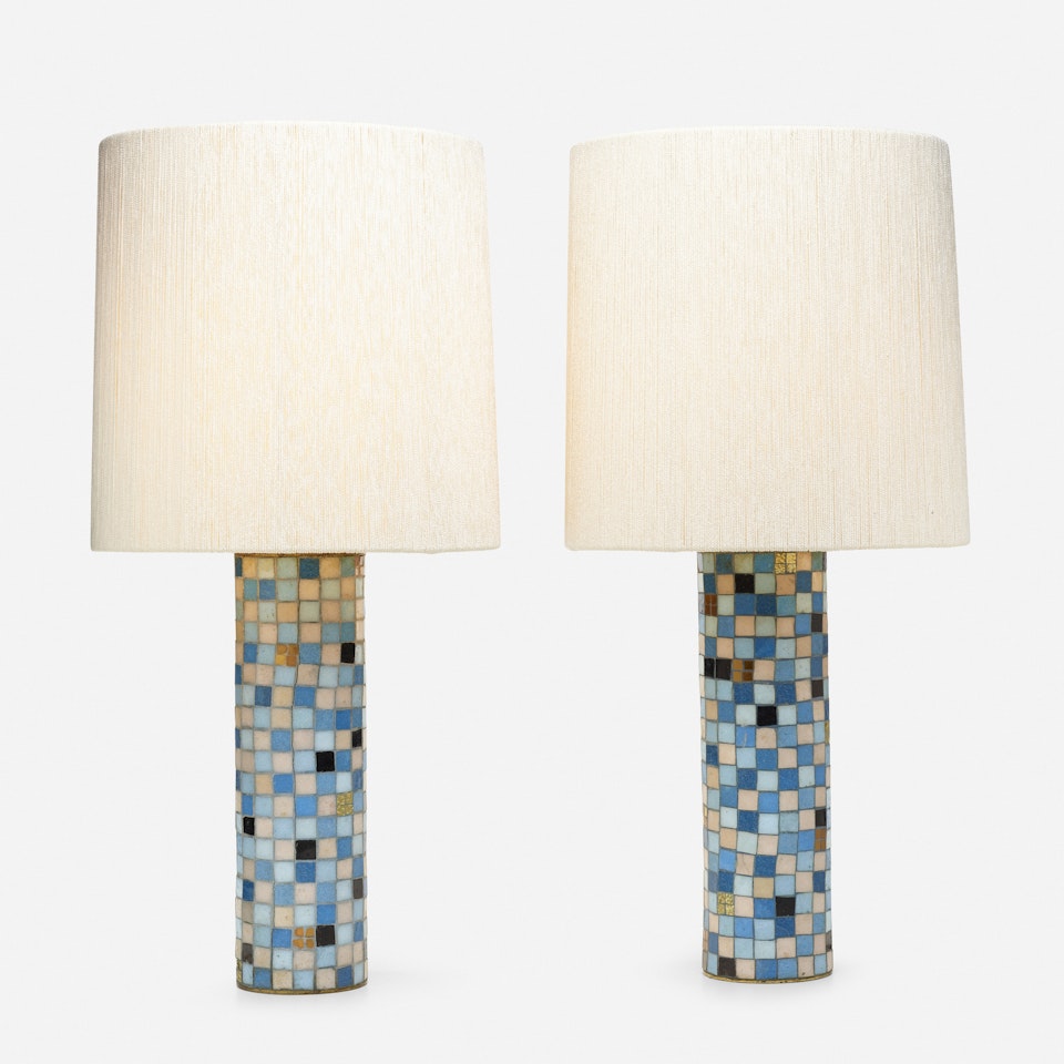 table lamps, pair by Vladimir Kagan