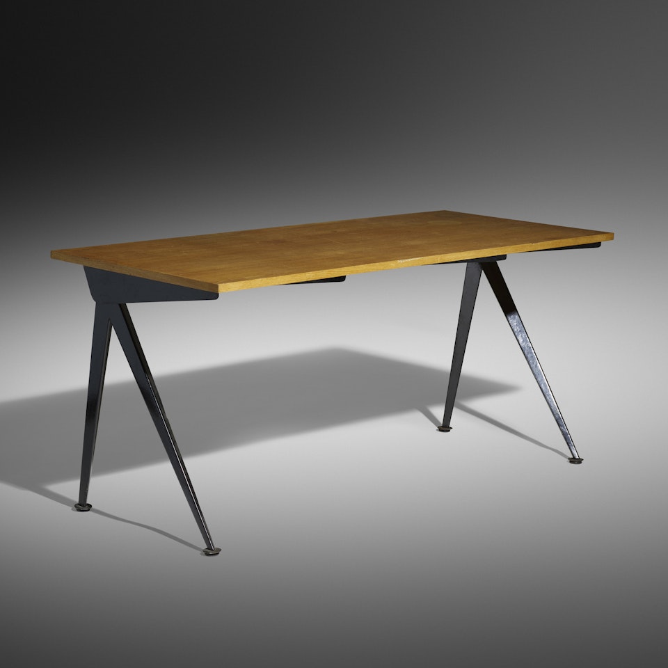 Compas desk by Jean Prouvé