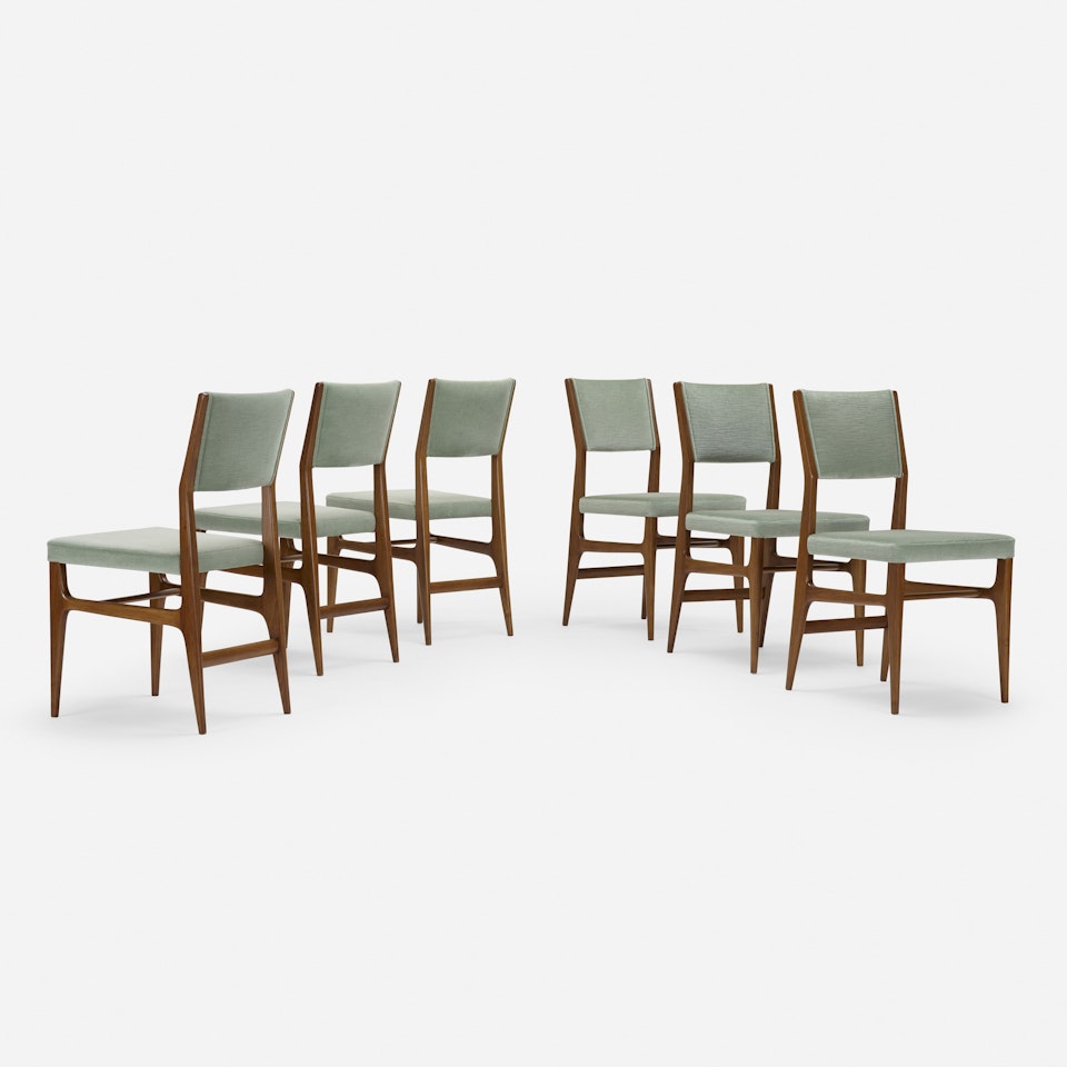 dining chairs, set of six by Gio Ponti