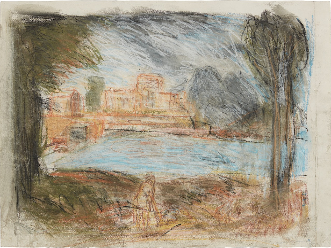 Landscape with Calm No. 2 by Leon Kossoff