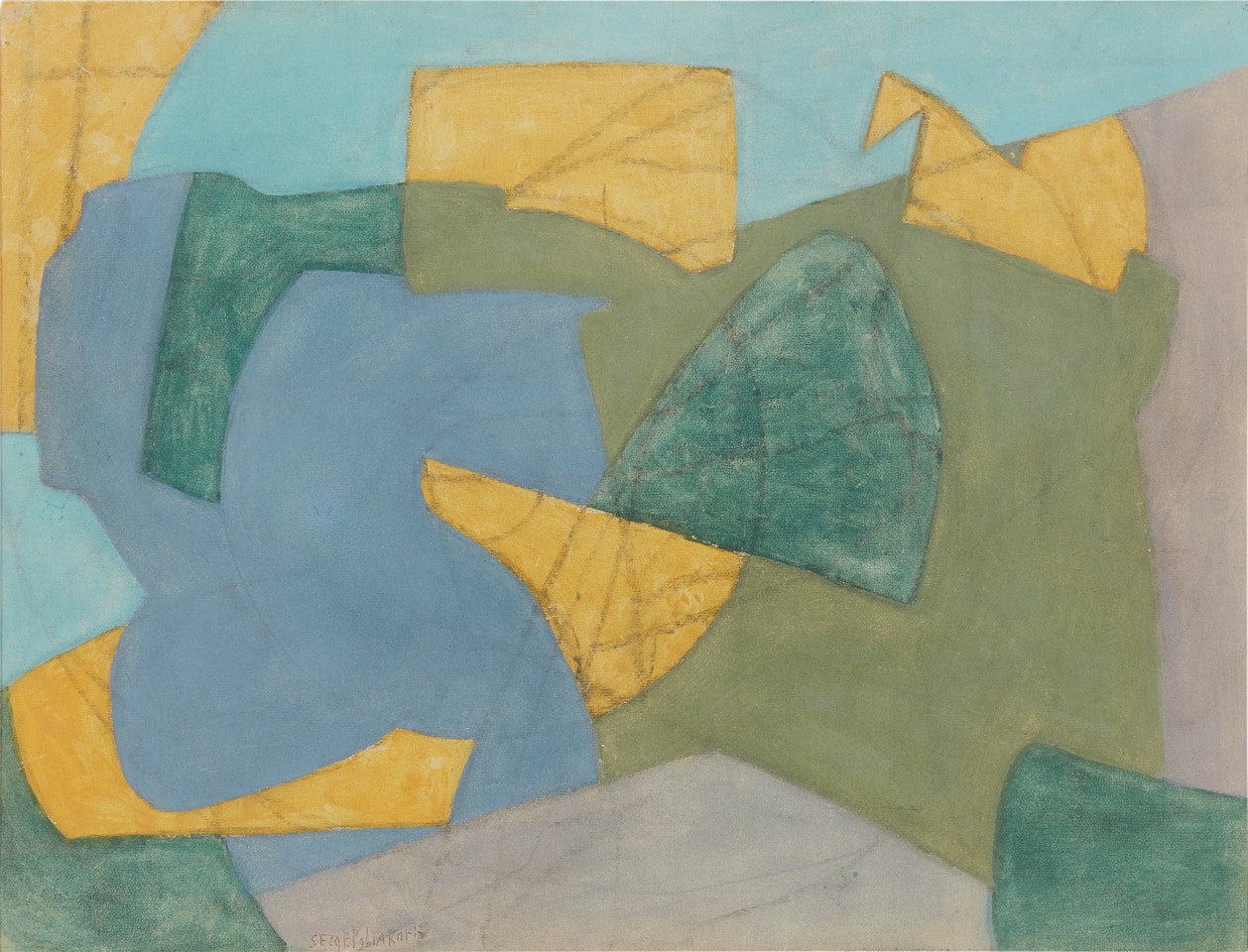 Composition abstraite by Serge Poliakoff