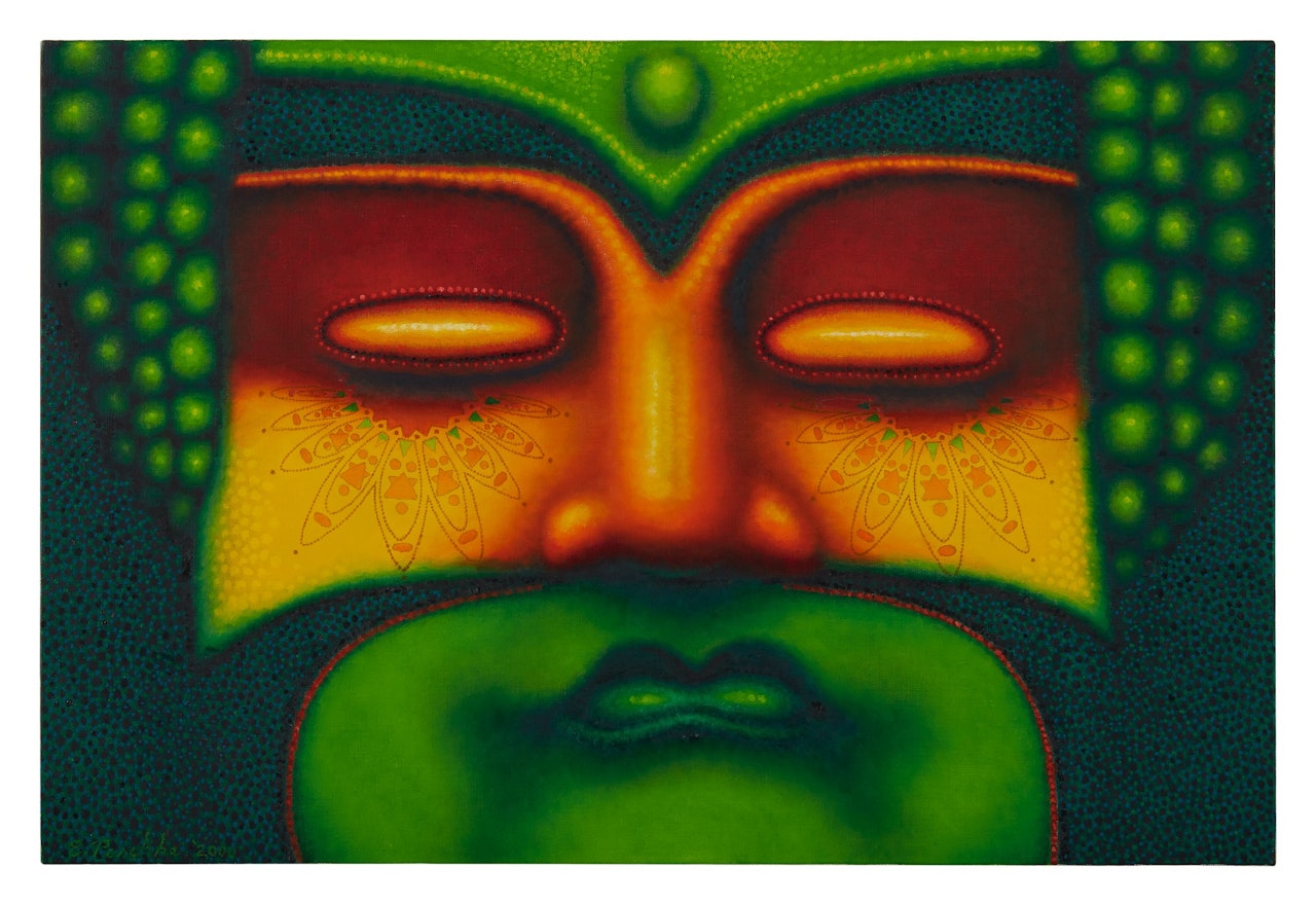 Green Buddha by Ed Paschke