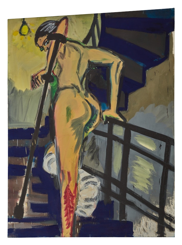 Wendeltreppe Gelb by Rainer Fetting