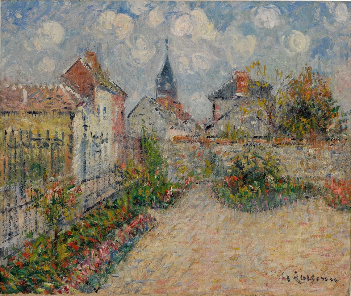 Le Jardin du&nbsp;presbytère au Vaudreuil by Gustave Loiseau