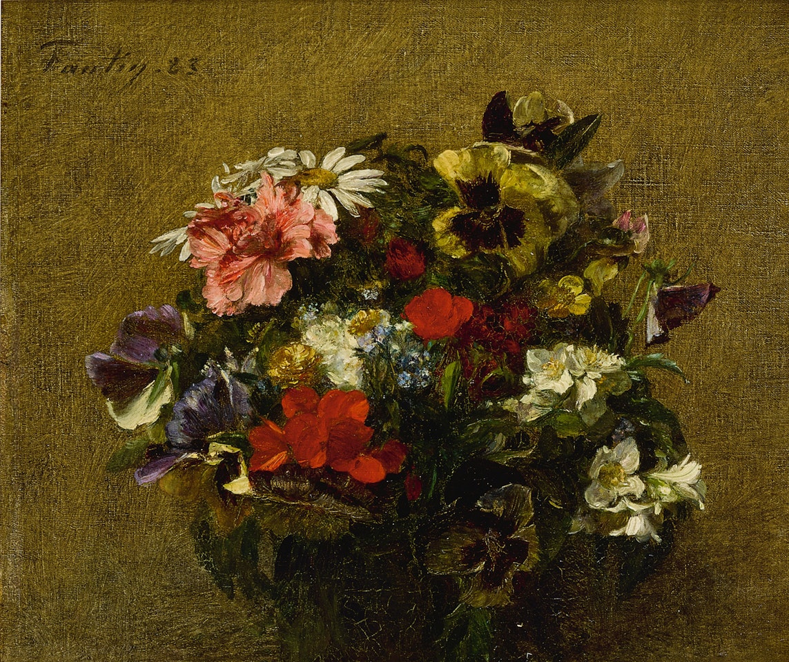 Fleurs (Pensées) by Henri Fantin-Latour