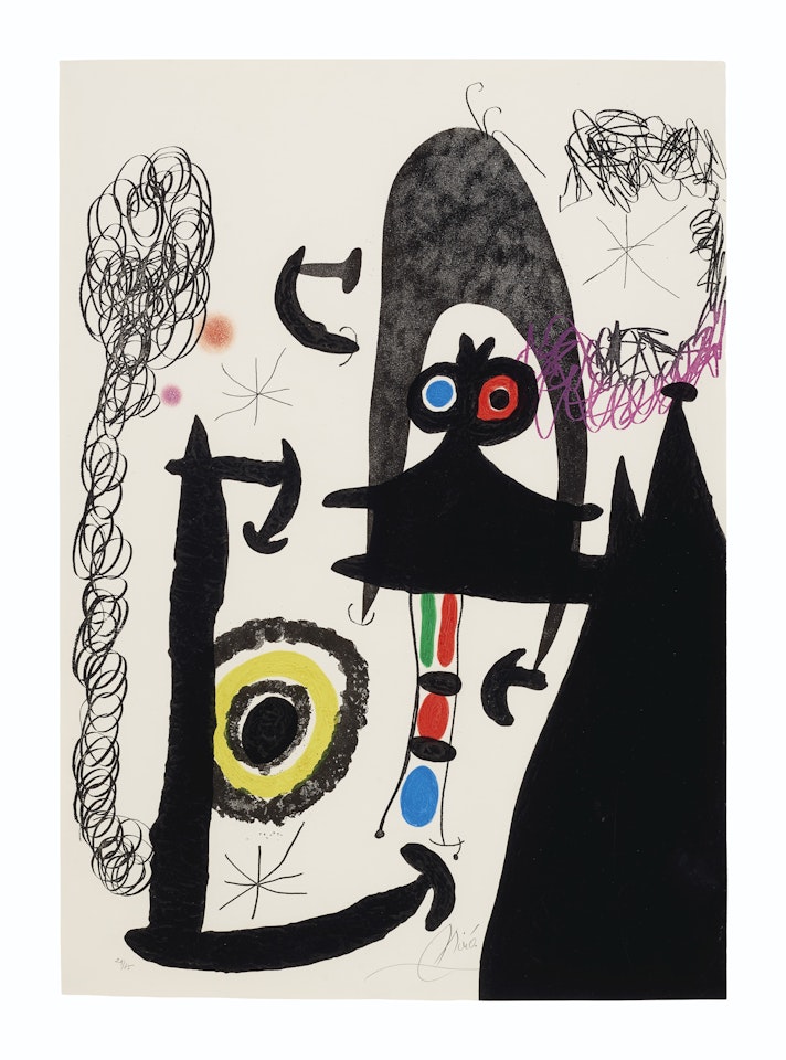 Escalade vers la lune by Joan Miró