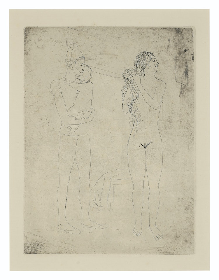 La Toilette de la mère, from La suite des Saltimbanques by Pablo Picasso