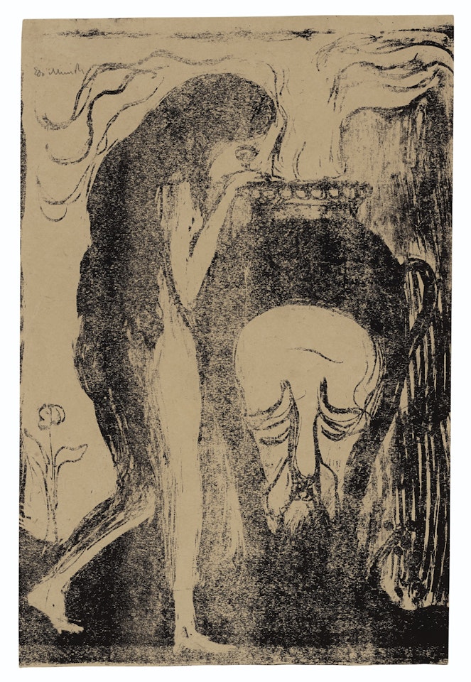 Das Weib an der Urne (The Woman at the Urn) by Edvard Munch