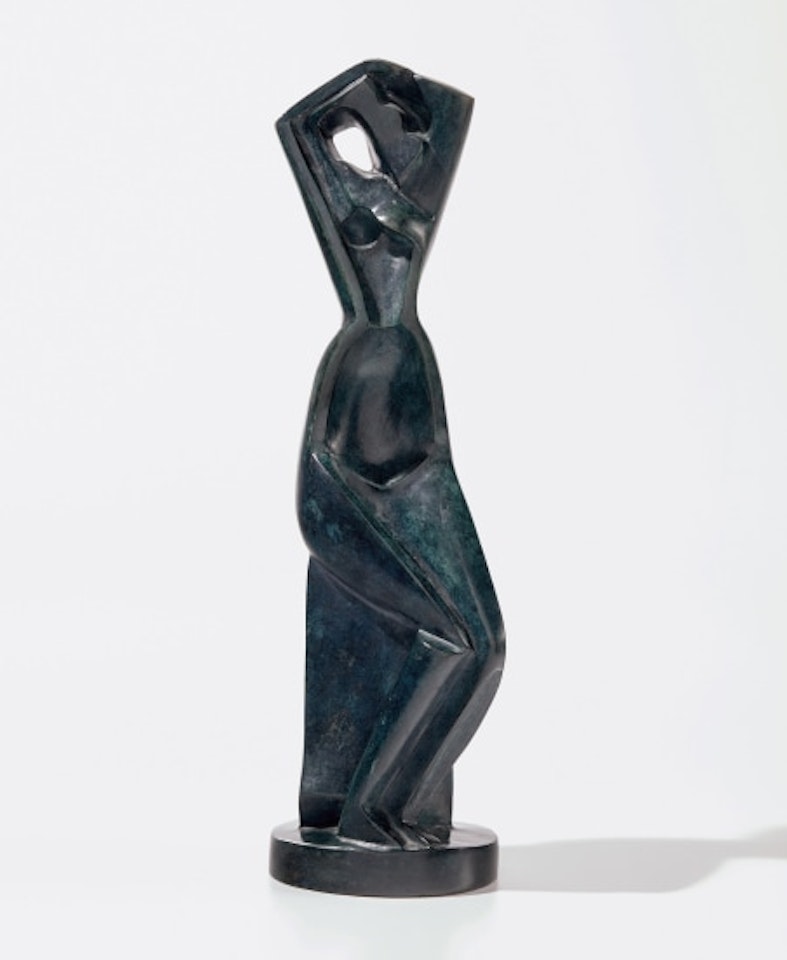 Seated Woman Combing Her Hair by Alexander Archipenko