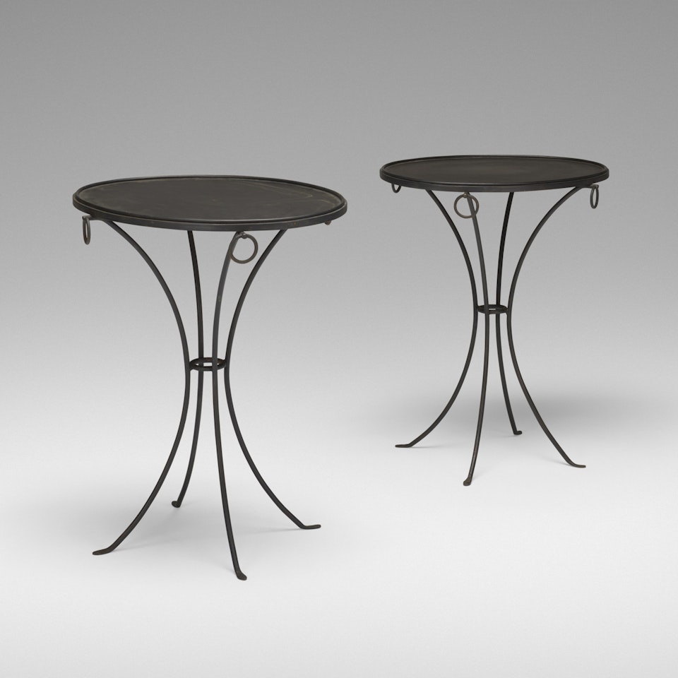 guéridons from Hotel Horizonte, Mar del Plata, pair by Jean-Michel Frank
