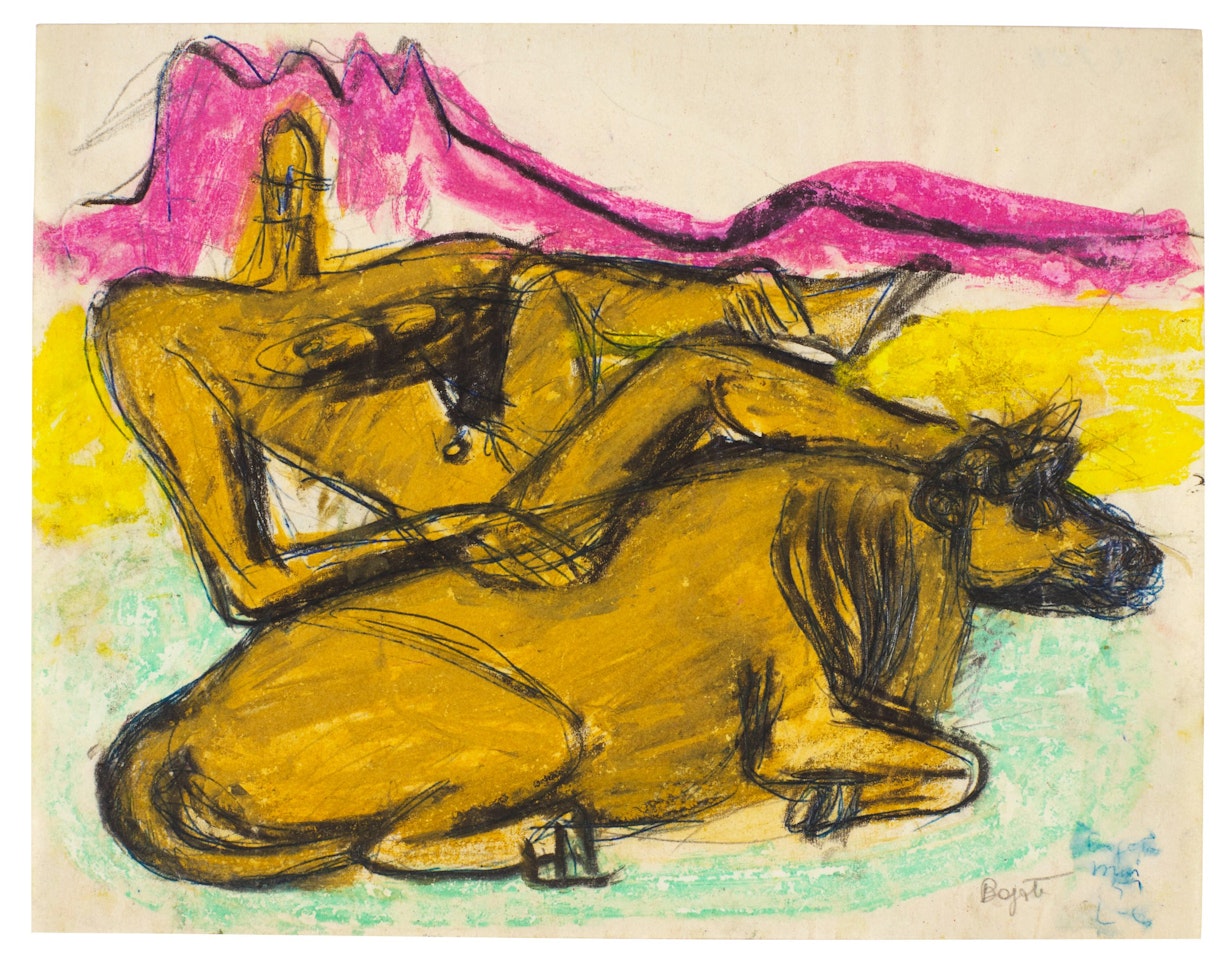 TAUREAU ET NU ALLONGÉS by Le Corbusier