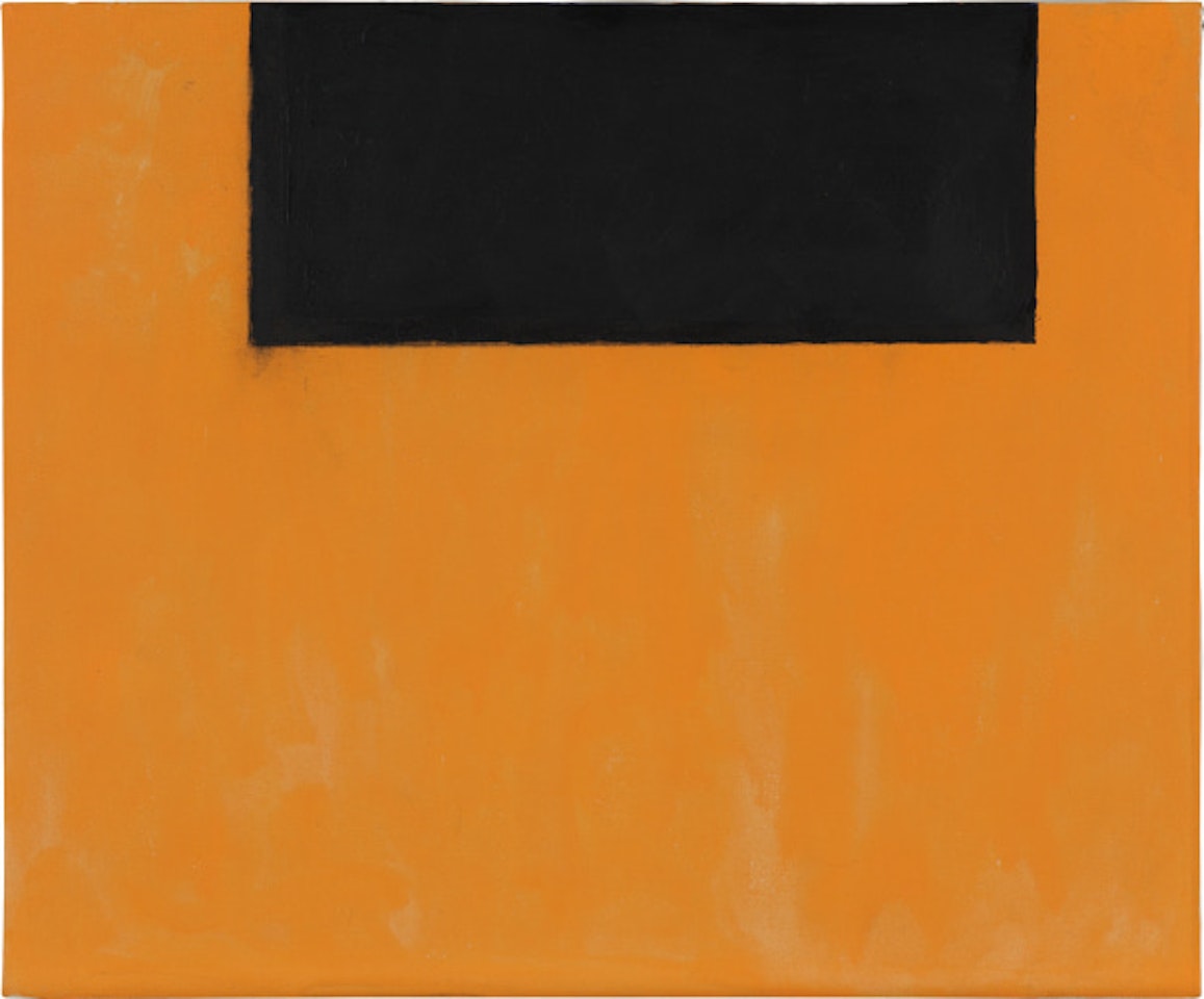 Open No. 51: In Black and Orange by Robert Motherwell