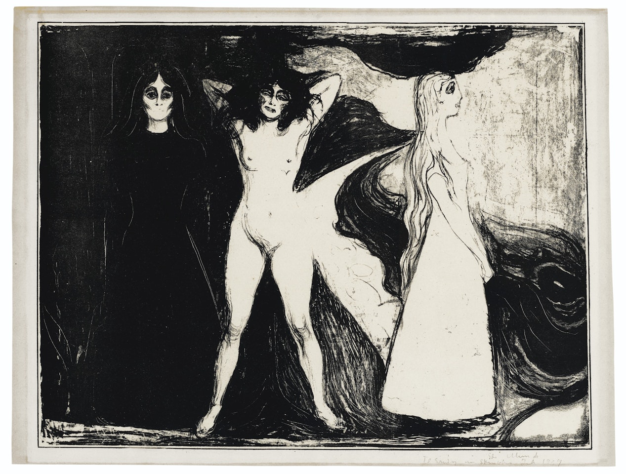 Das Weib (Woman) by Edvard Munch