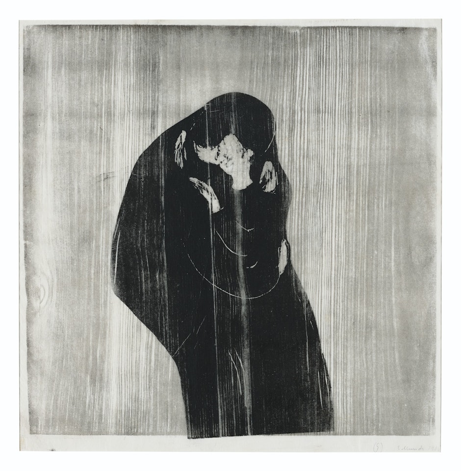 Der Kuss IV (The Kiss IV) by Edvard Munch