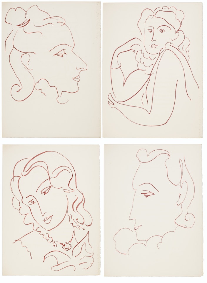 Pierre Ronsard, Florilège des amours de Ronsard, Albert Skira, Paris, 1948 by Henri Matisse