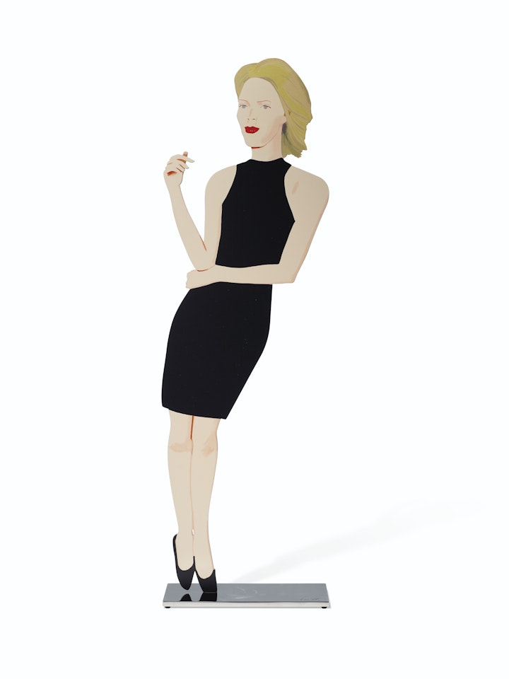 Ruth, from Black Dress Cutouts by Alex Katz