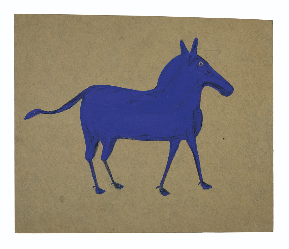 Blue Mule by Bill Traylor