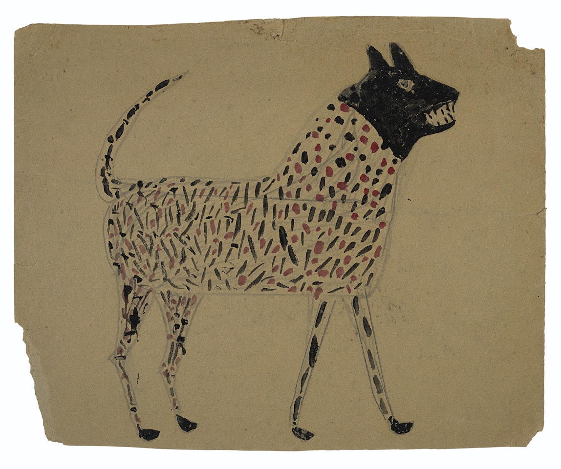 Spotted Dog by Bill Traylor