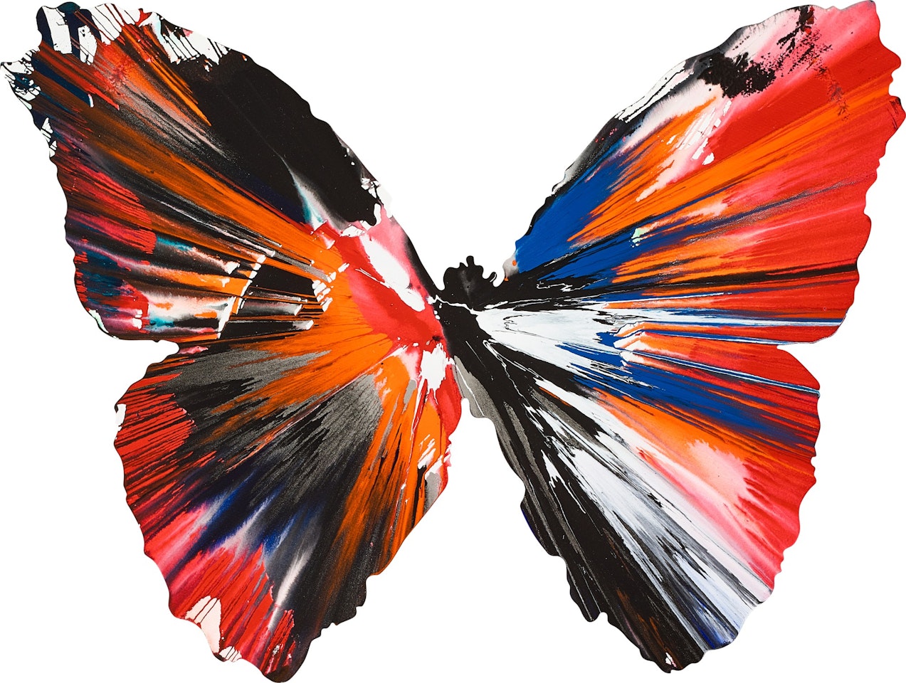 Untitled (Butterfly Spin Painting) by Damien Hirst