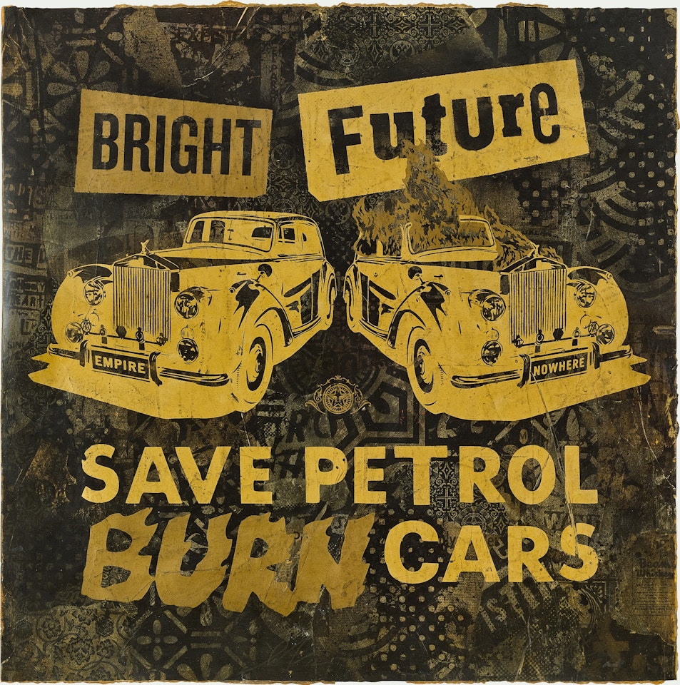 Bright Future (Black) by Shepard Fairey