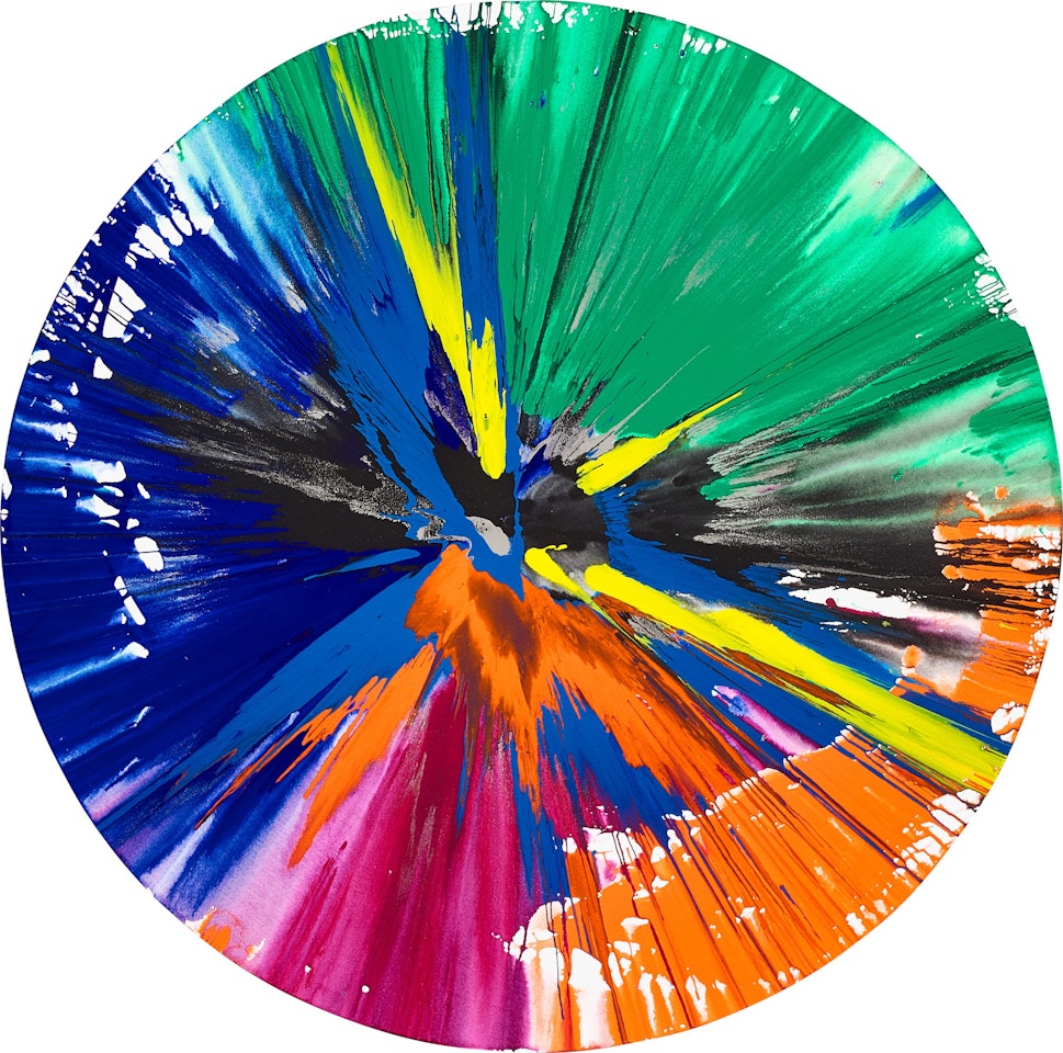 Untitled (Circle Spin Painting) by Damien Hirst