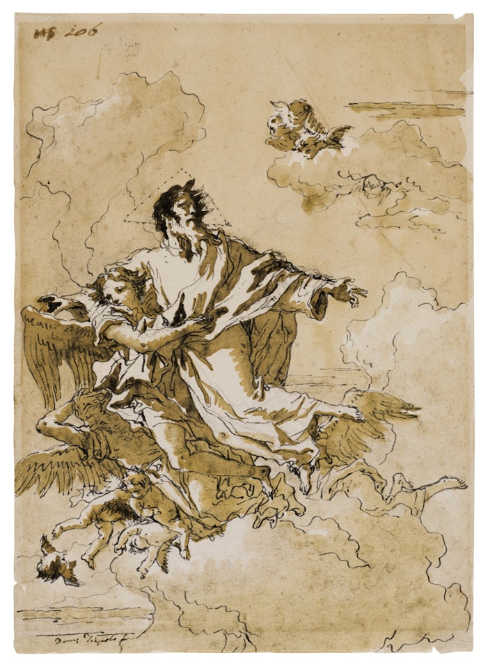 God the Father with Angels by Giovanni Domenico Tiepolo
