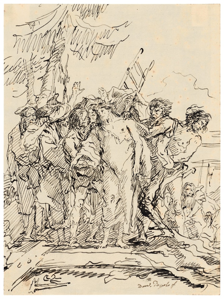 Christ Stripped of His Garments by Giovanni Domenico Tiepolo