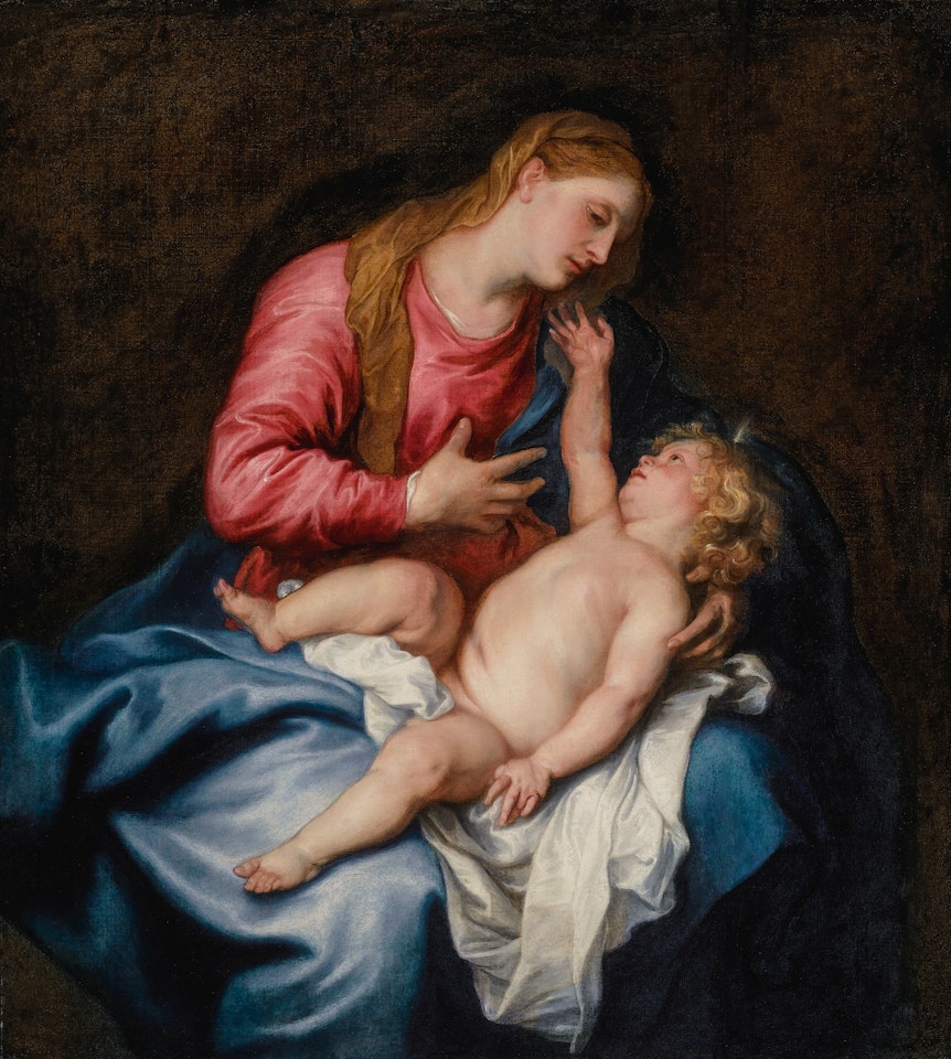 The Virgin and Child by Anthony van Dyck