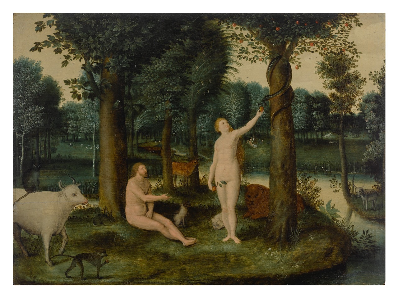 The Garden of Eden by Flemish School
