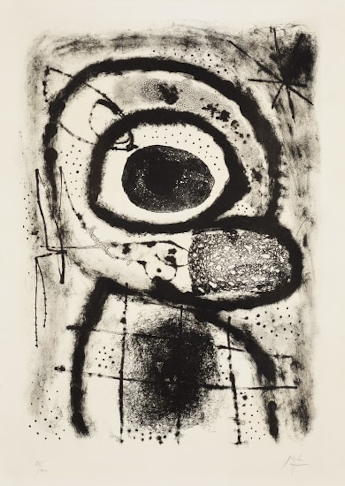 Le Penseur (The Thinker) (M. 182) by Joan Miró