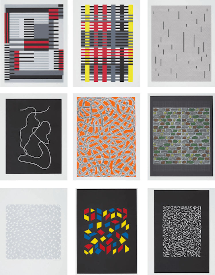 Connections (W & D. 71-79) by Anni Albers