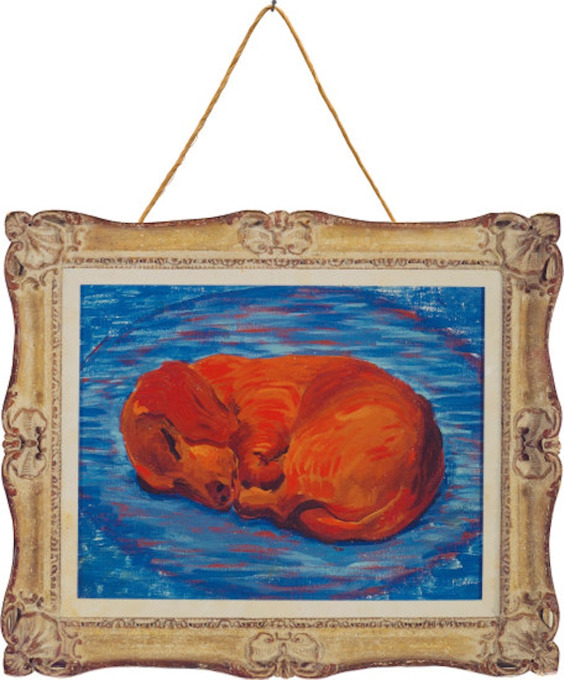 Little Stanley Sleeping by David Hockney