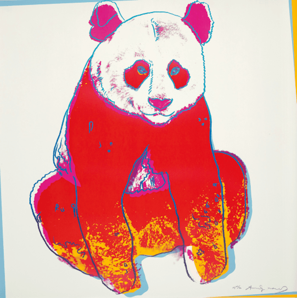 Giant Panda, from Endangered Species (F & S. 295) by Andy Warhol