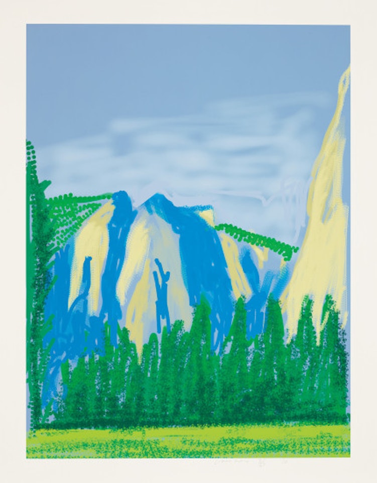 Untitled No. 2, from The Yosemite Suite by David Hockney