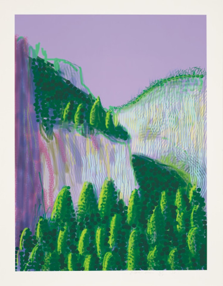 Untitled No. 11, from The Yosemite Suite by David Hockney