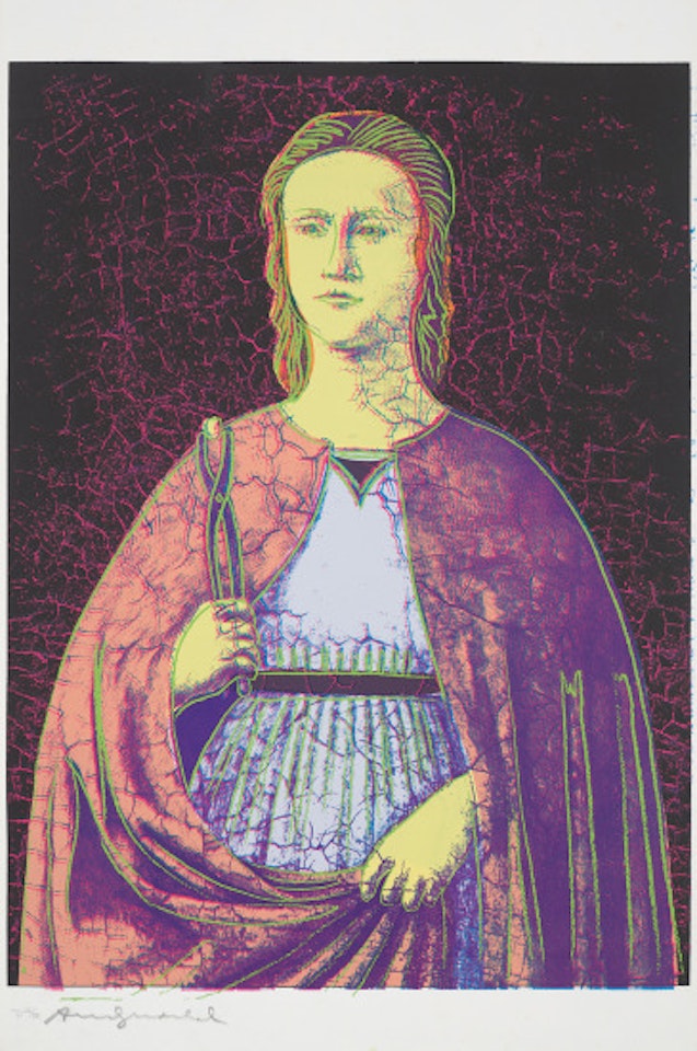 Saint Apollonia (F & S. II.330-333) by Andy Warhol