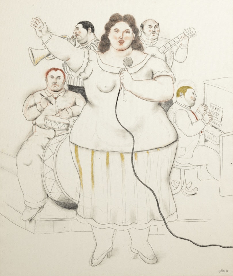 CANTANTE by Fernando Botero