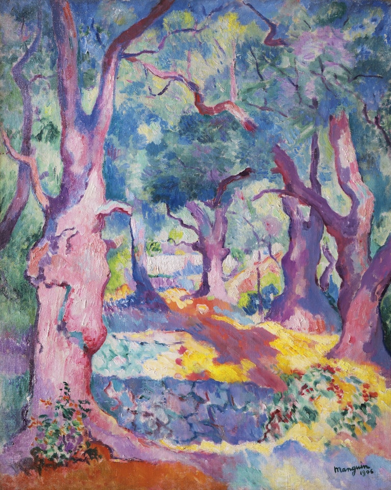 LES OLIVIERS À CAVALIÈRE by Henri Manguin