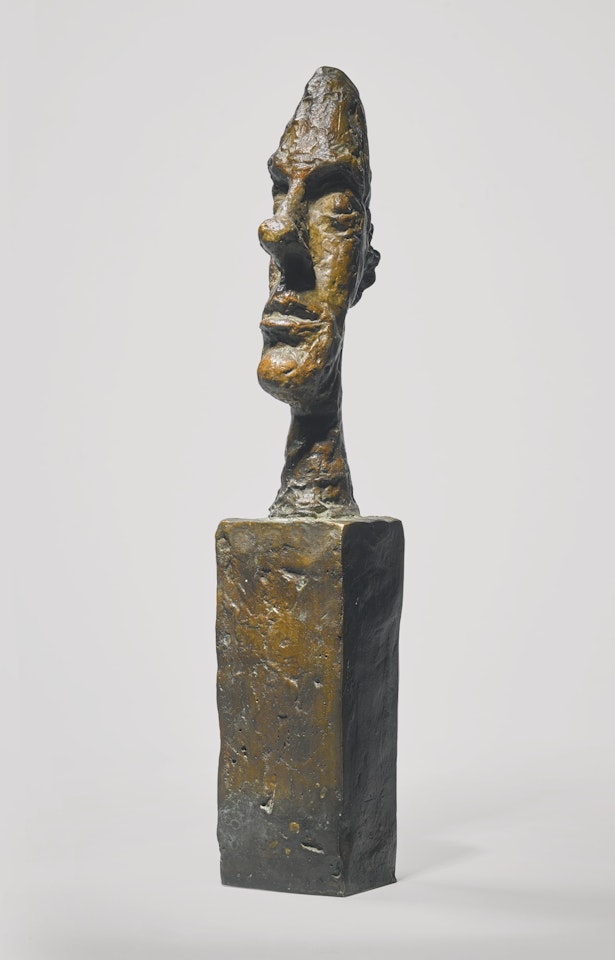 TÊTE SUR SOCLE (DITE TÊTE SANS CRANE) by Alberto Giacometti