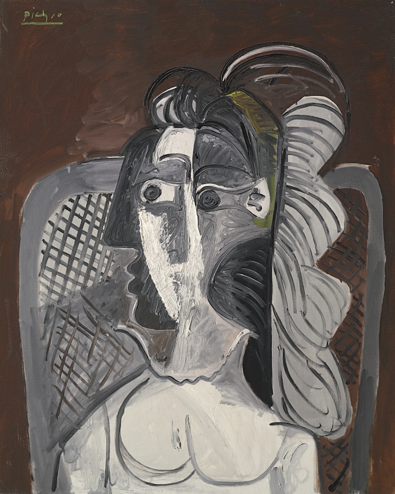 FEMME DANS UN FAUTEUIL by Pablo Picasso