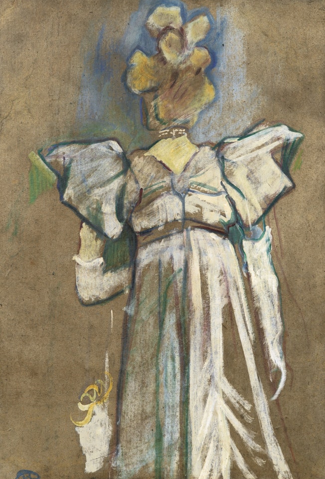 JANE AVRIL by Henri de Toulouse-Lautrec
