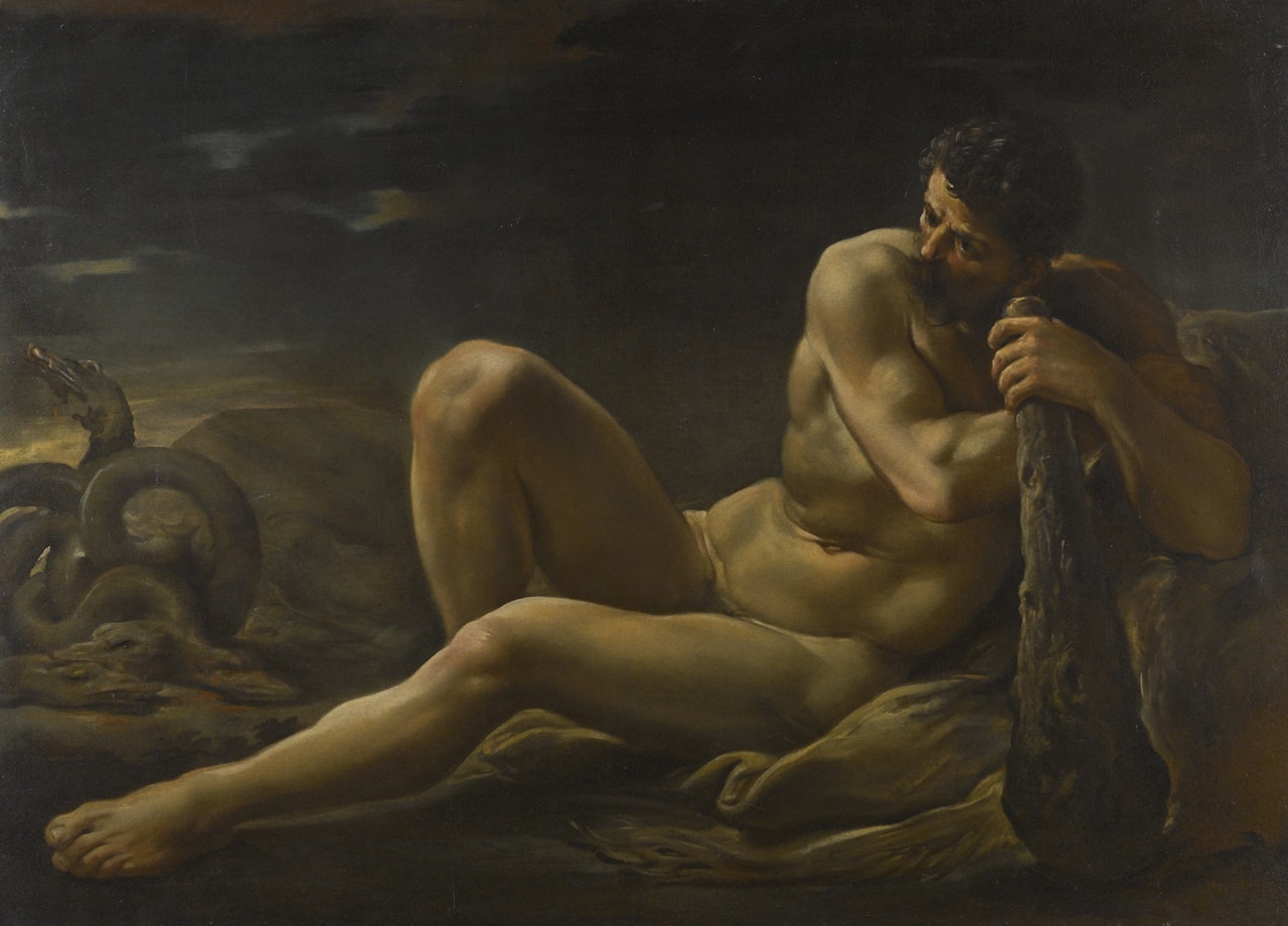 HERCULES AND THE LERNEAN HYDRA by Ubaldo Gandolfi