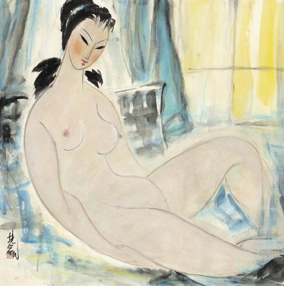 NUDE by Lin Fengmian