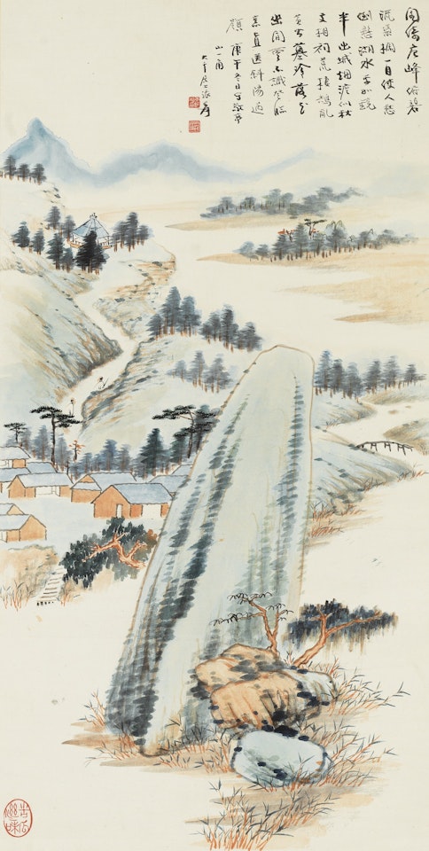 JING TING MOUNTAIN by Zhang Daqian