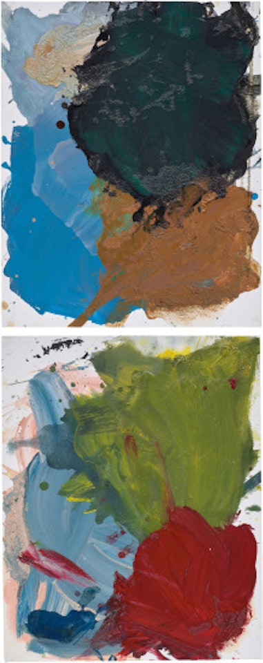 Two works: (i-ii) Untitled by Josh Smith