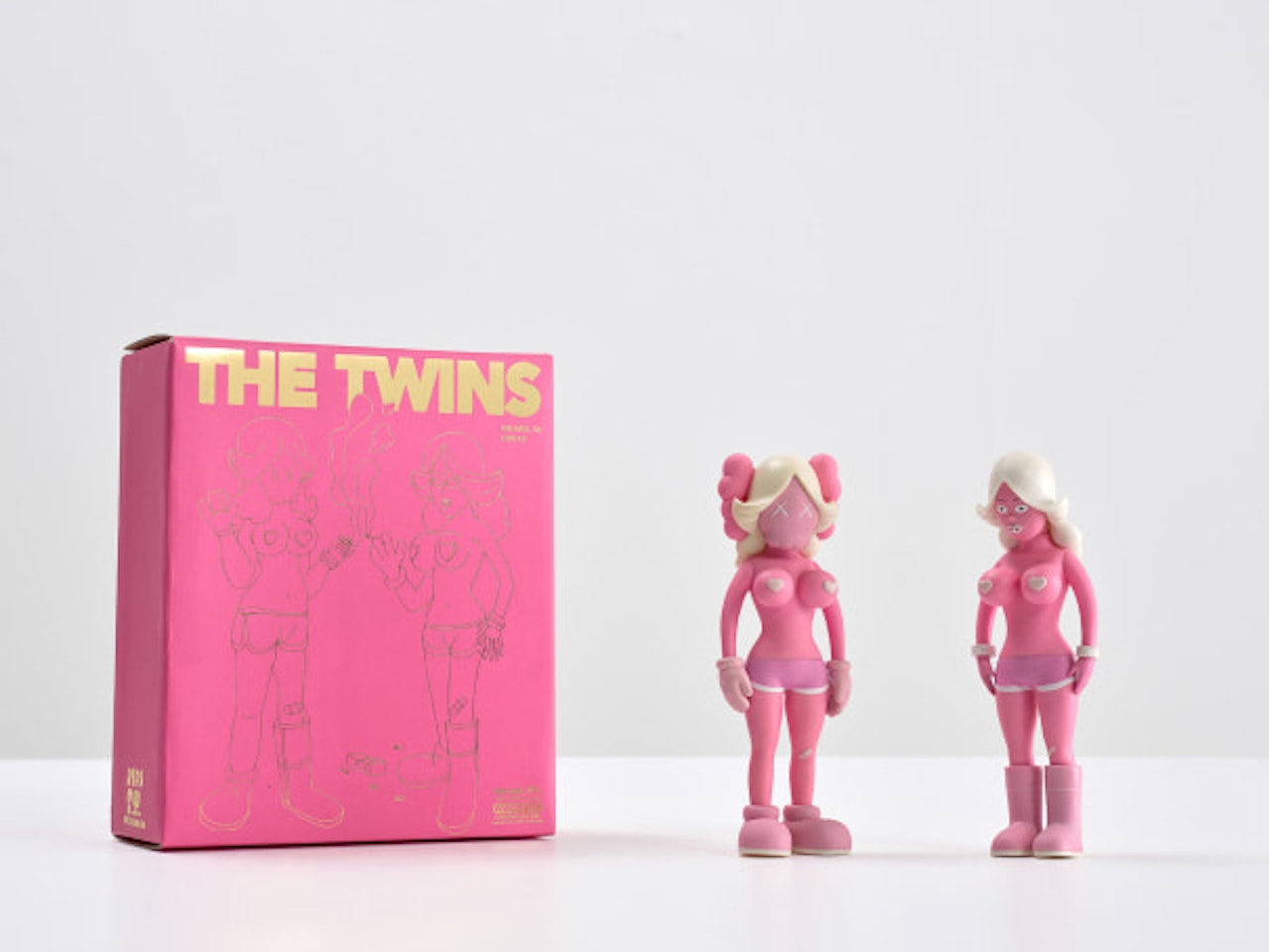 THE TWINS (PINK) by Kaws