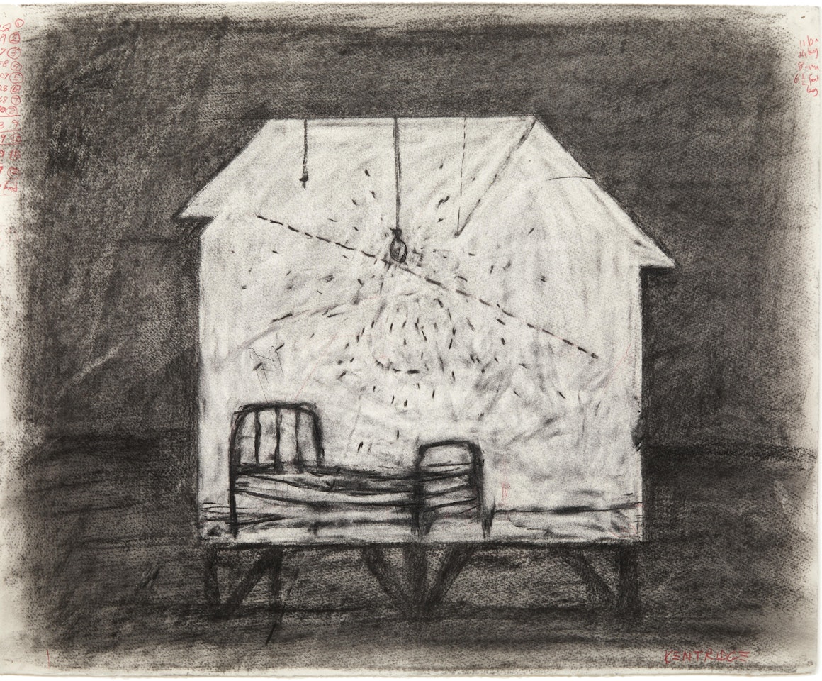 Drawing for 'Tide Table' by William Kentridge