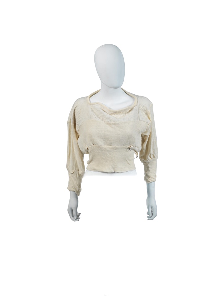 Cream Cotton Top by Anonymous