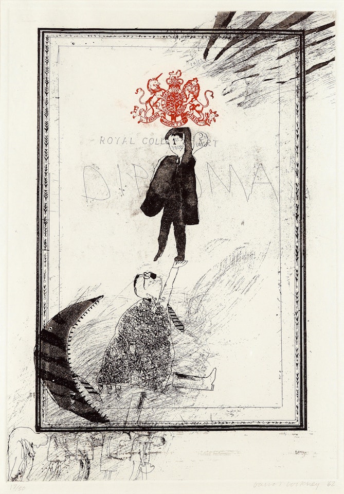 The Diploma by David Hockney