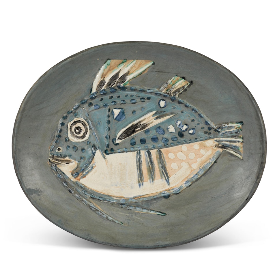 Plat Poisson (see A. R. 166-171) by Pablo Picasso